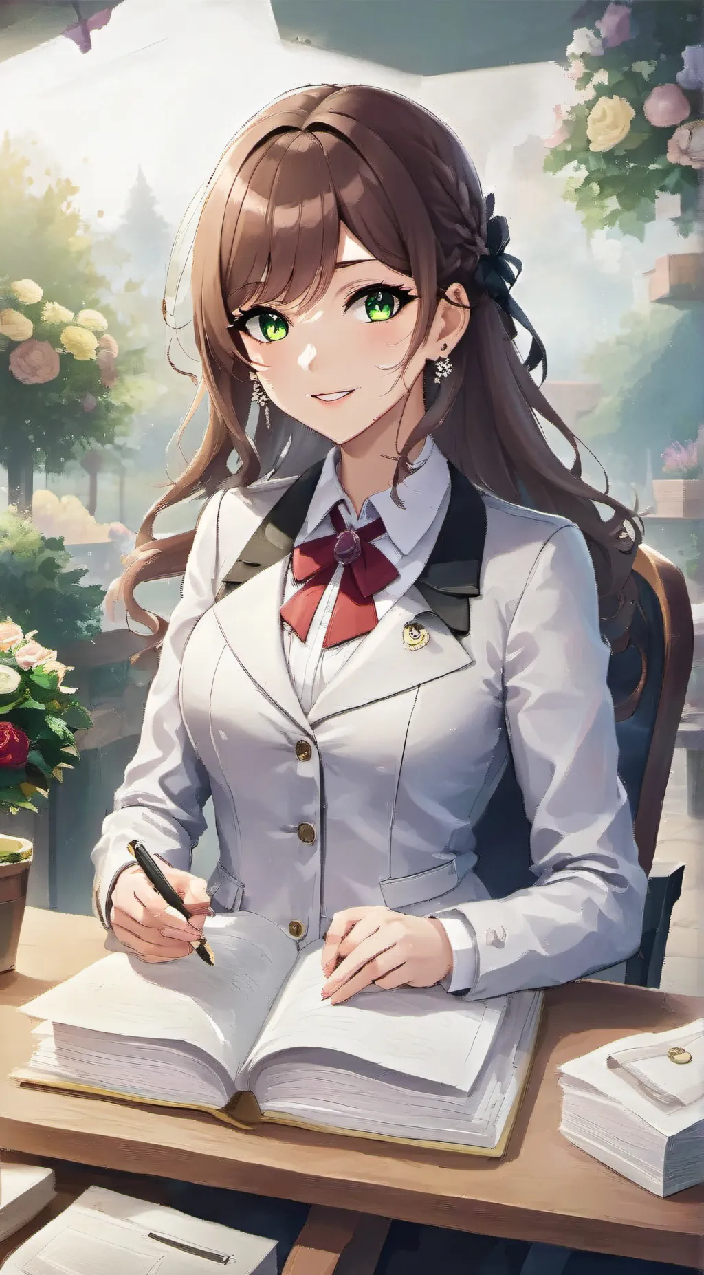 ai character: Emiesia background