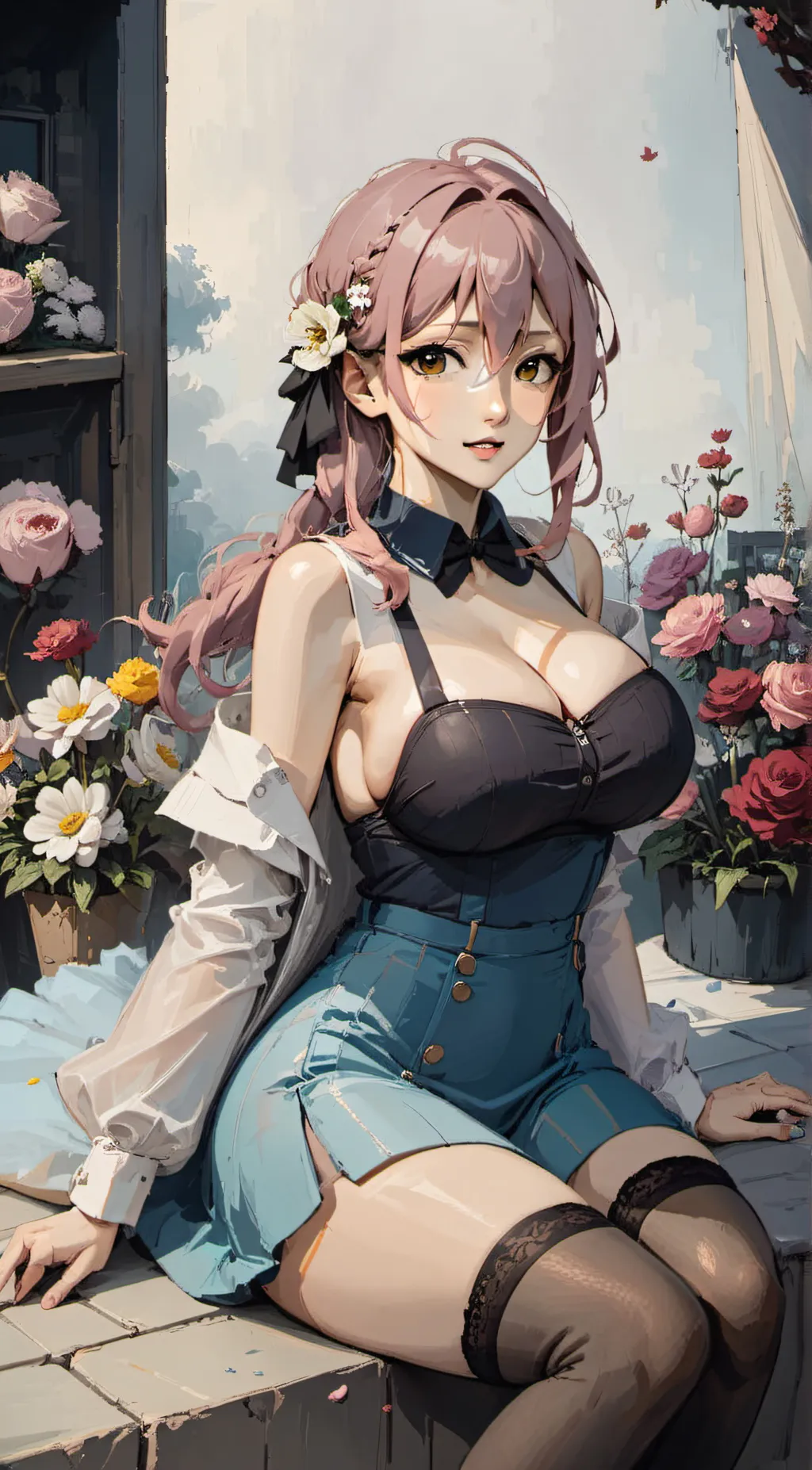 ai character: Mitsuri background