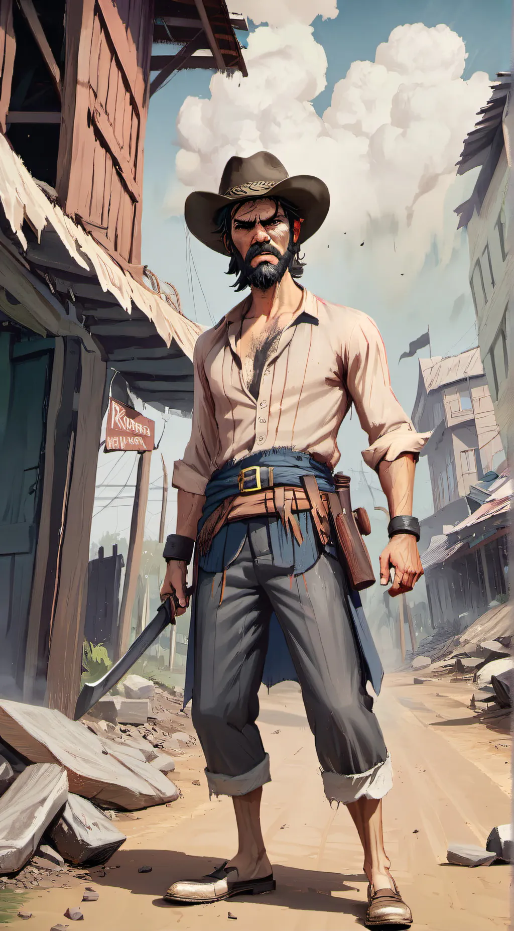 ai character: Bill background