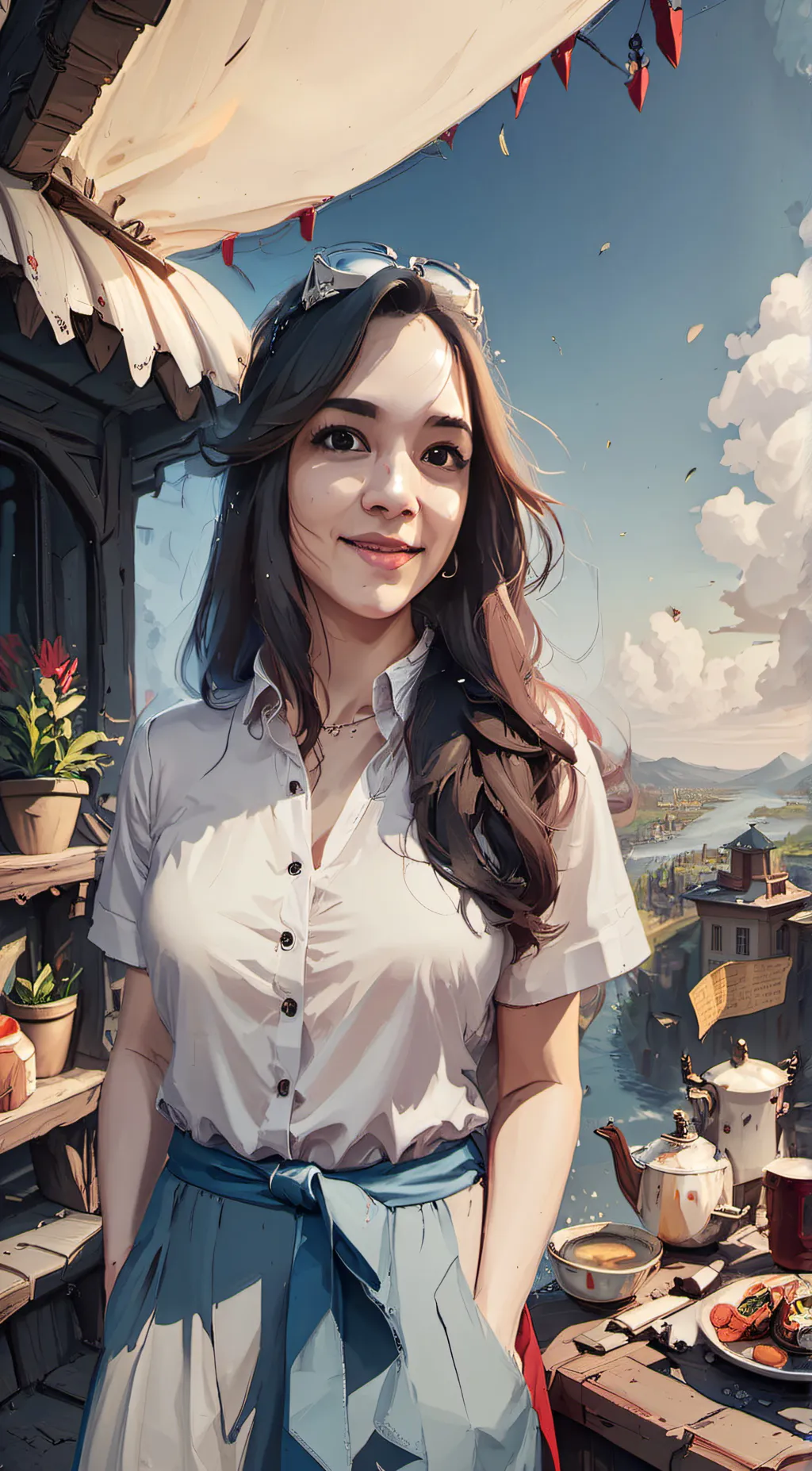 ai character: Hannah Lee background