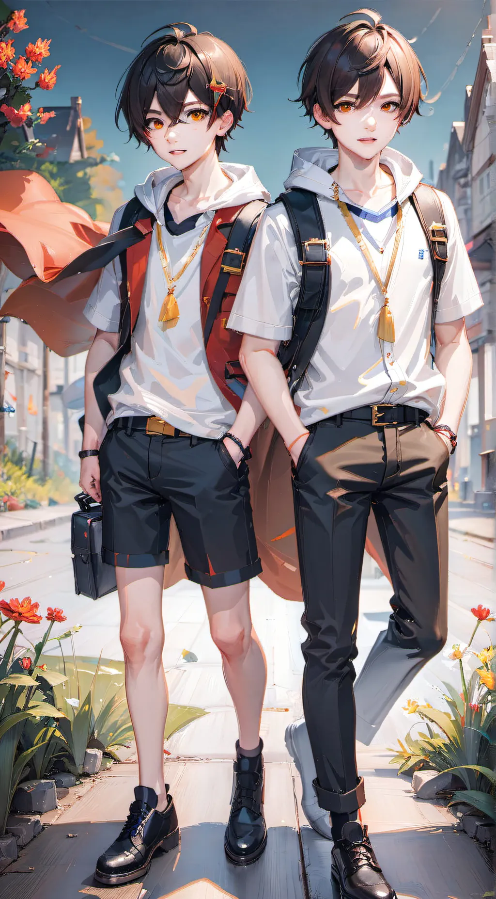 ai character: max and din background