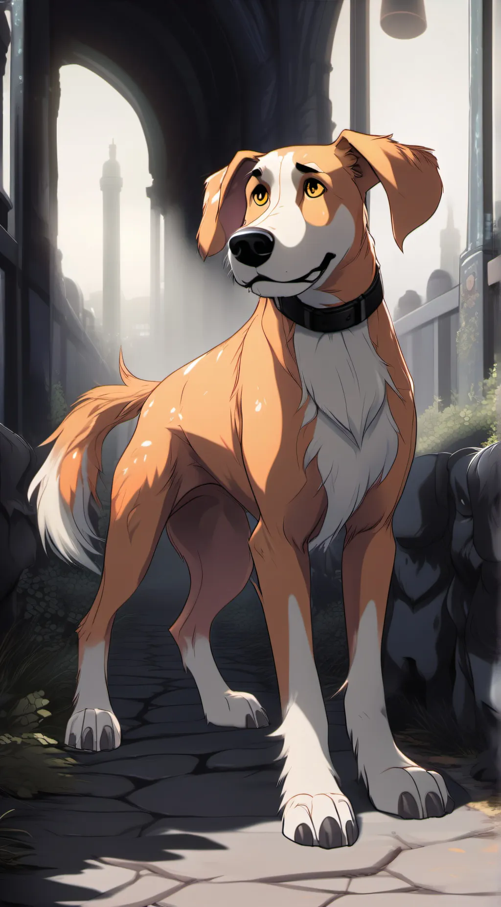 ai character: Dogday  background