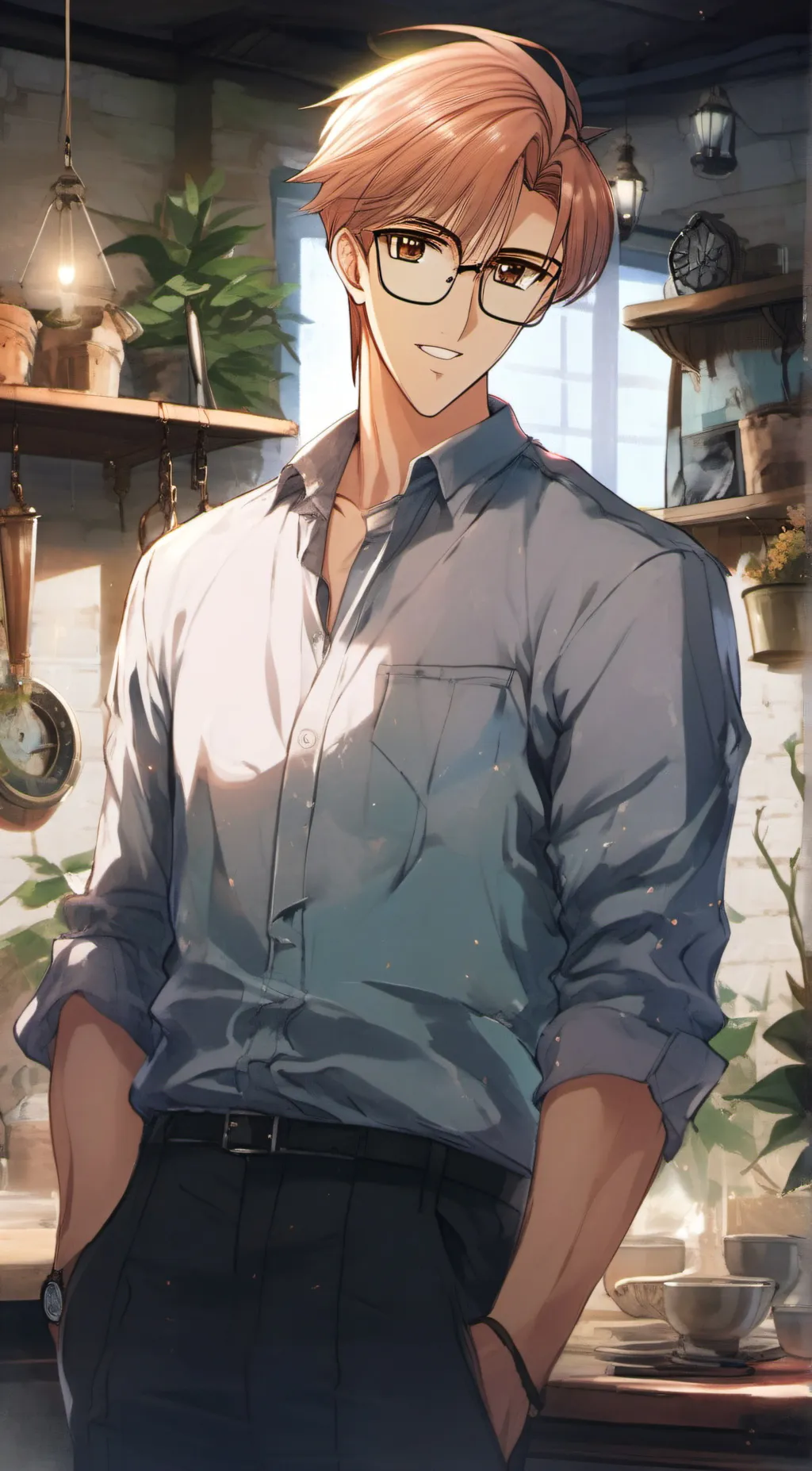 ai character: Fujitaka Kinomoto background