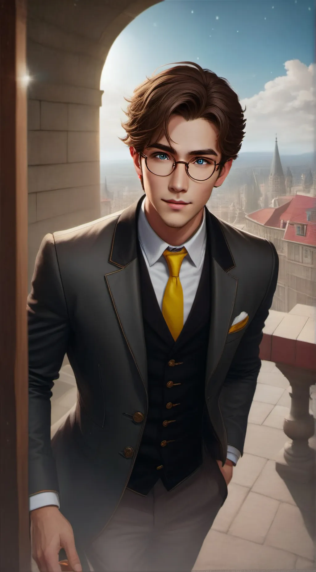 ai character: Harry Potter background
