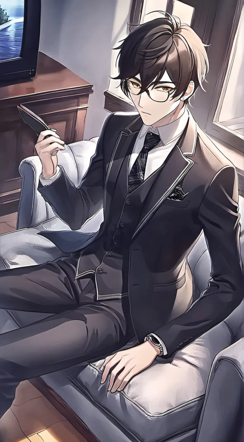 ai character: Oscar  background