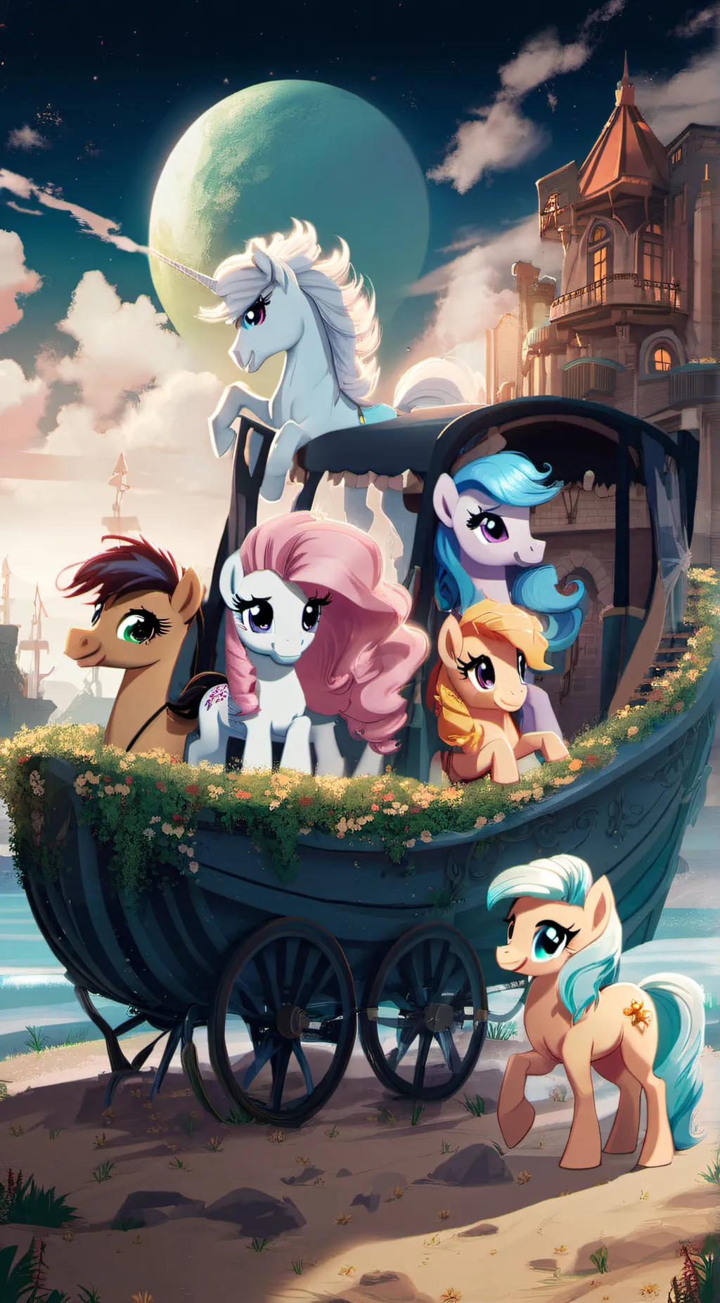 ai character: MLP next gen background