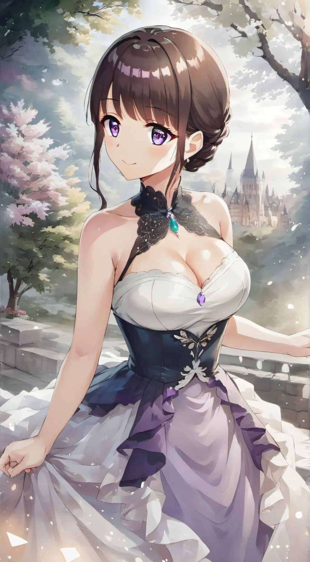 ai character: Selina  background