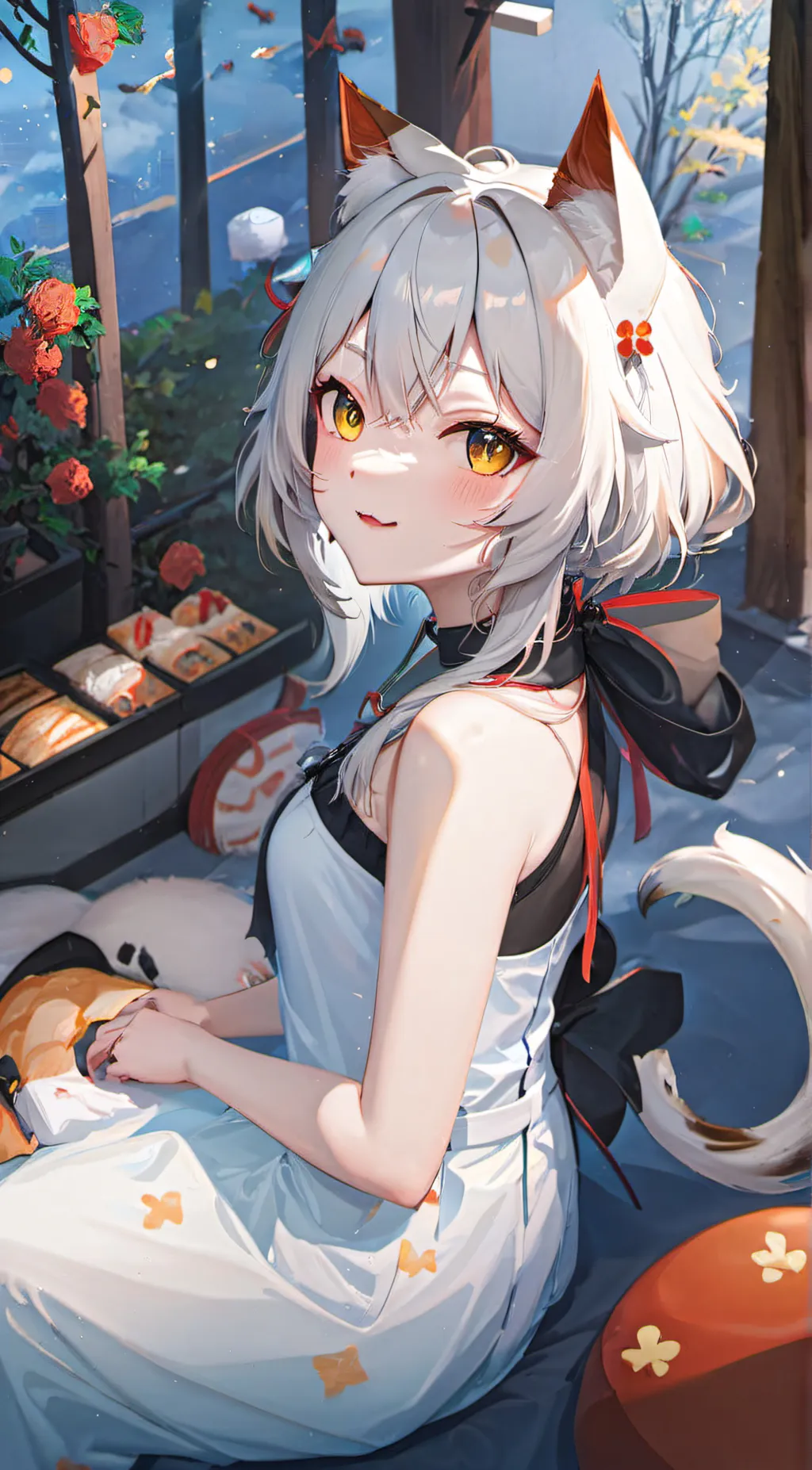 ai character: neko background