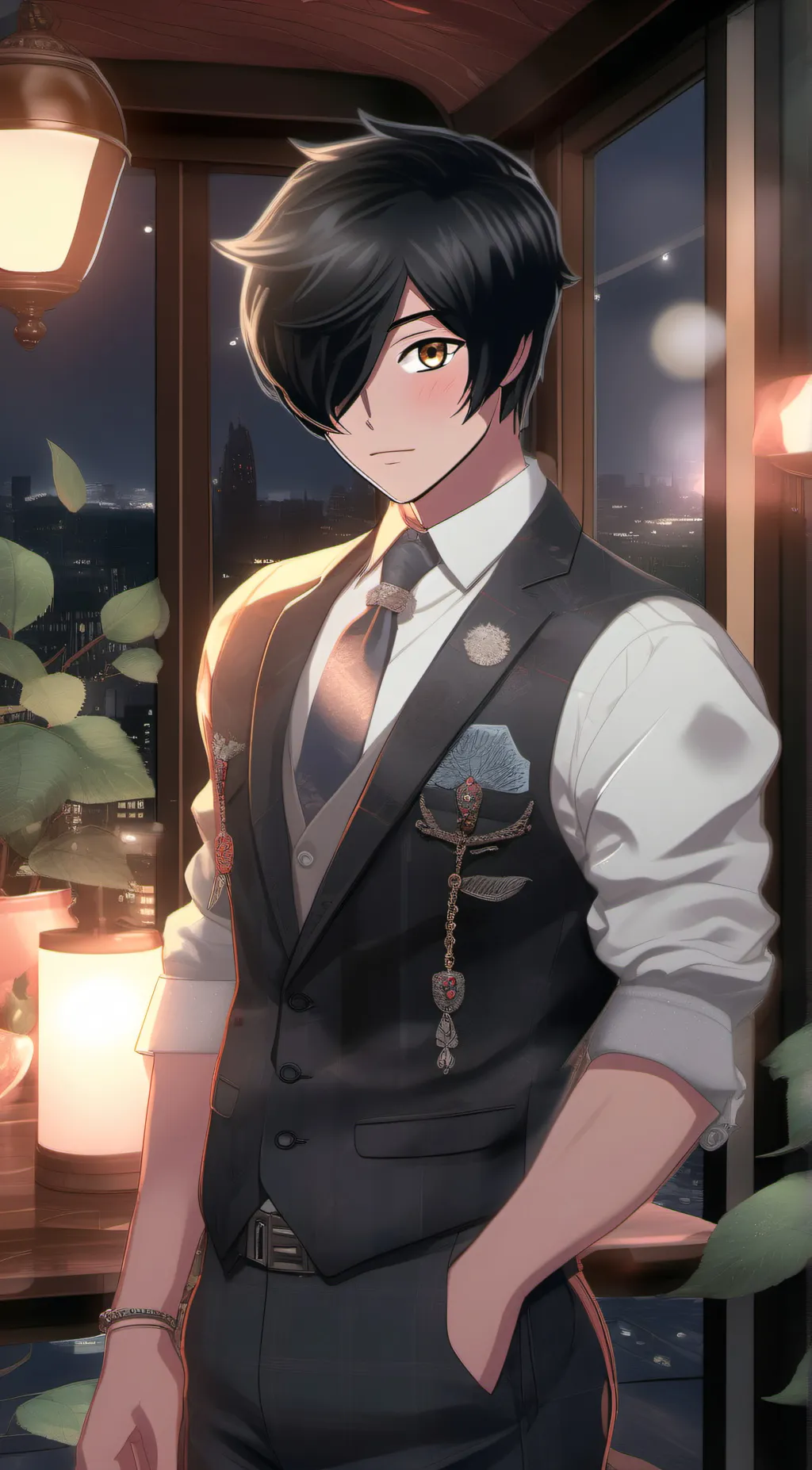 ai character: Adrian background