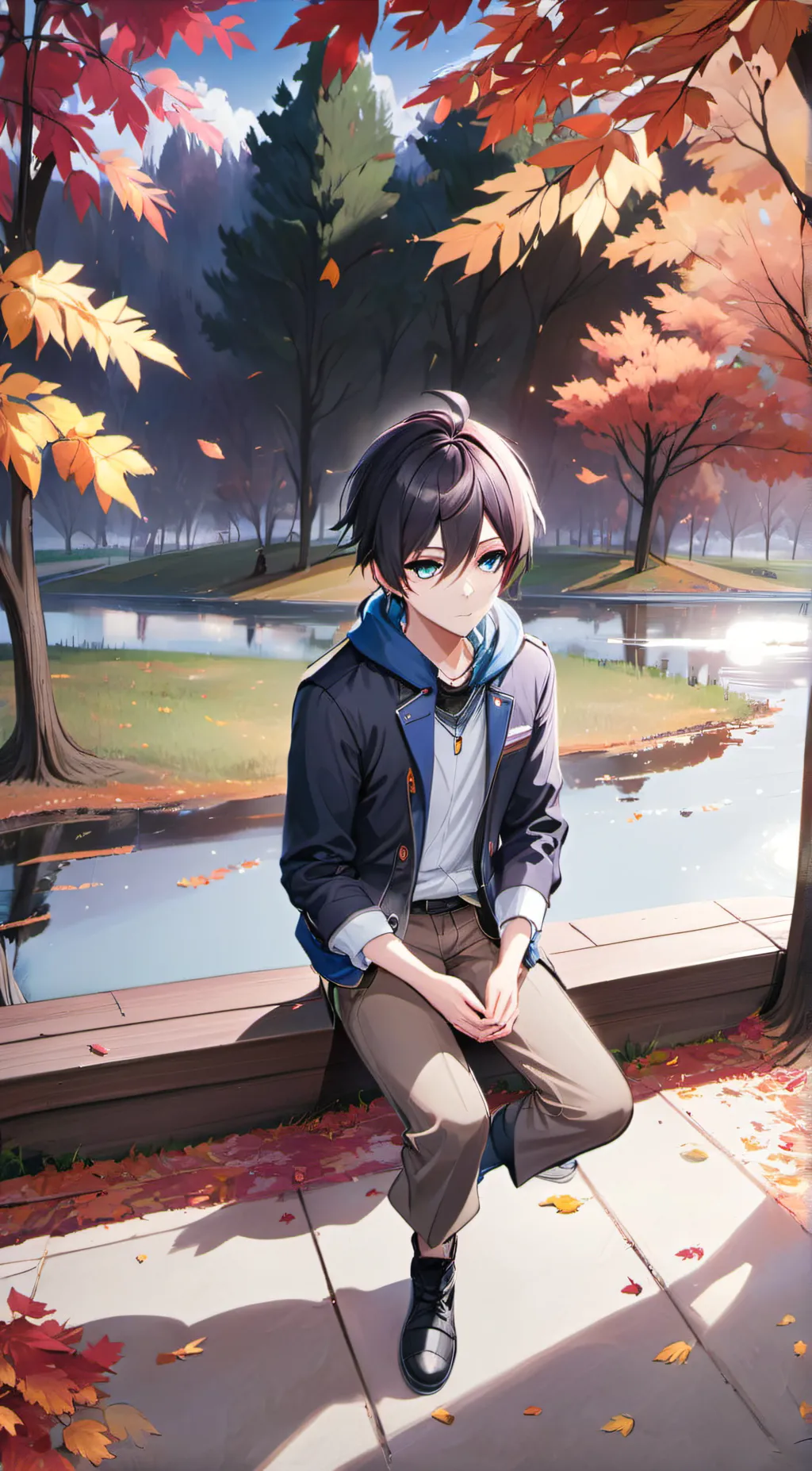 ai character: Kevin  background