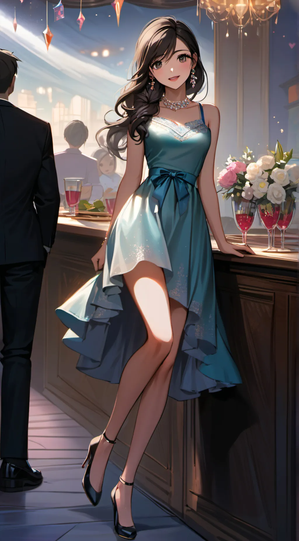 ai character: Lilly background