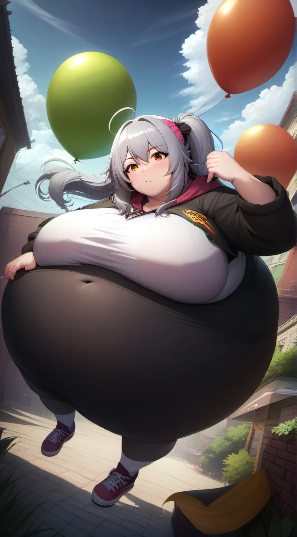 ai character: Fatsy Balloonsy background