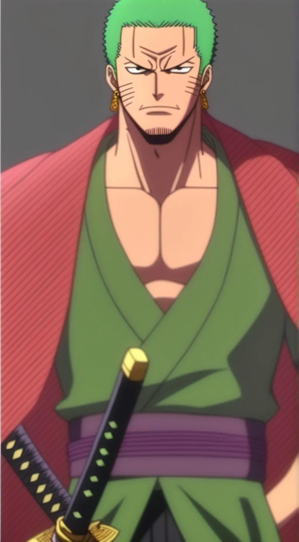 ai character: Zoro background