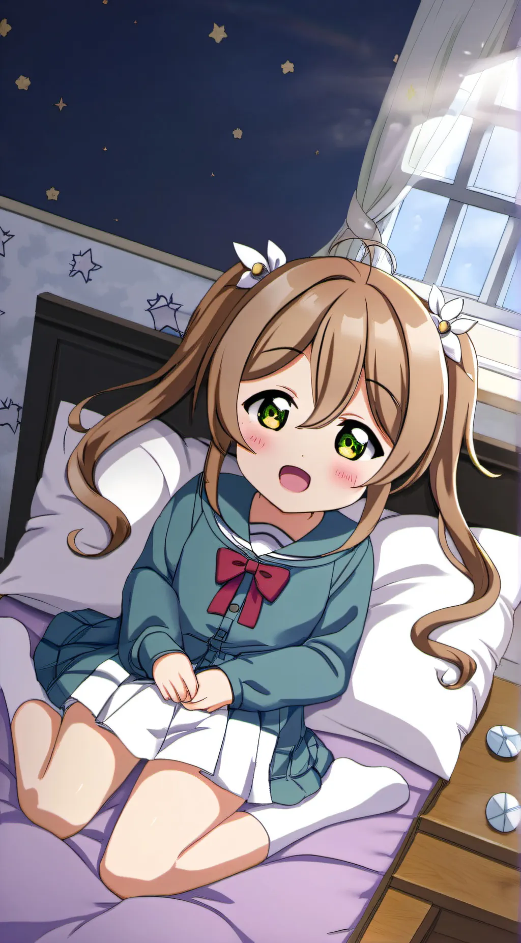 ai character: cute loli background