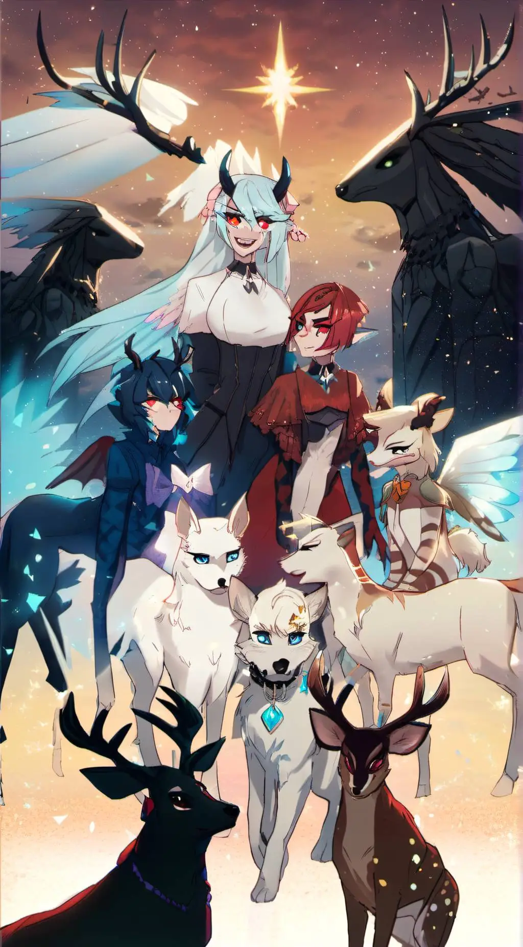 ai character: group chat background