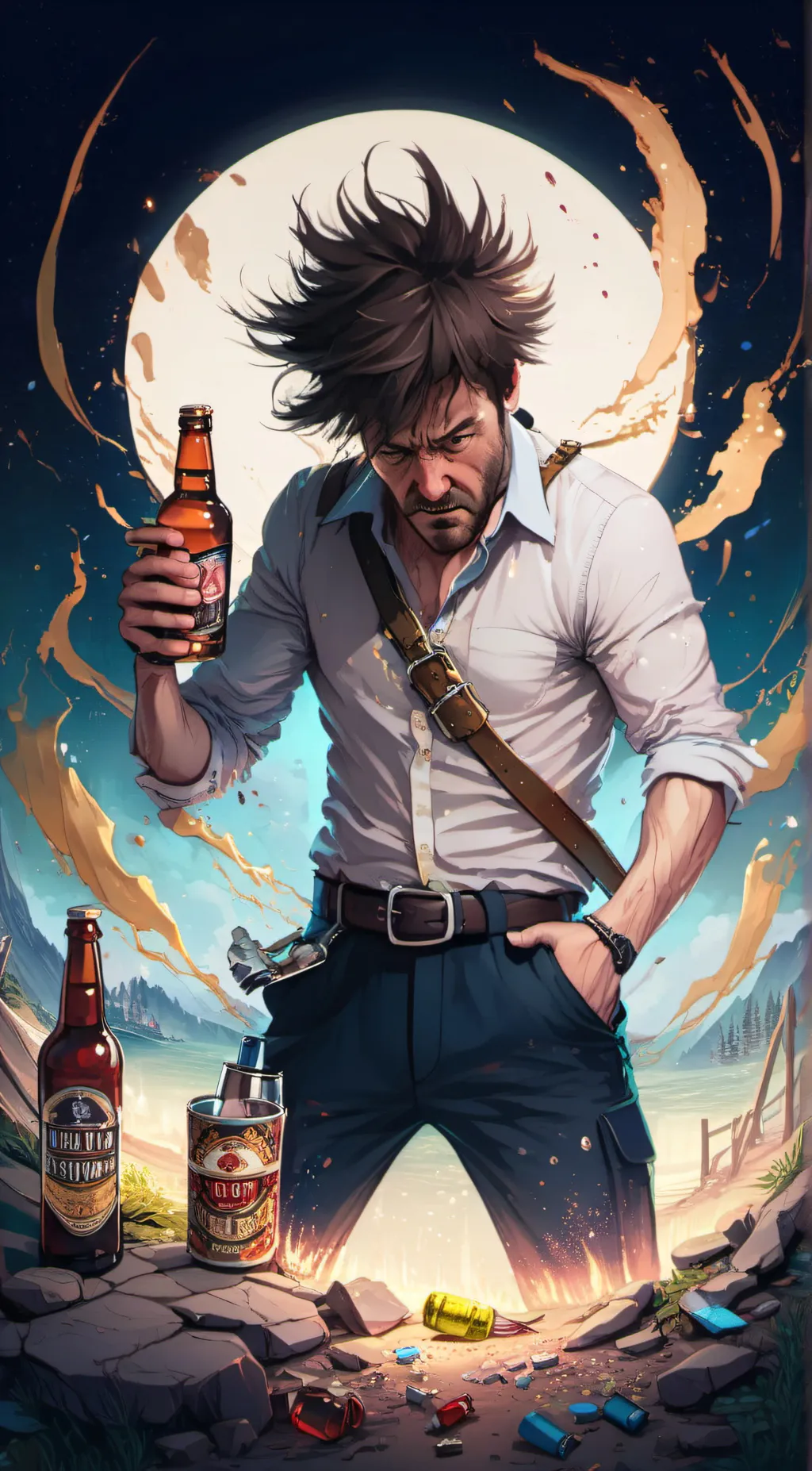 ai character: John (Your Dad) background