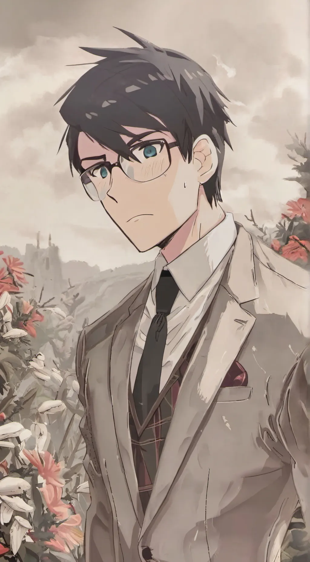 ai character: Tenya Iida  background