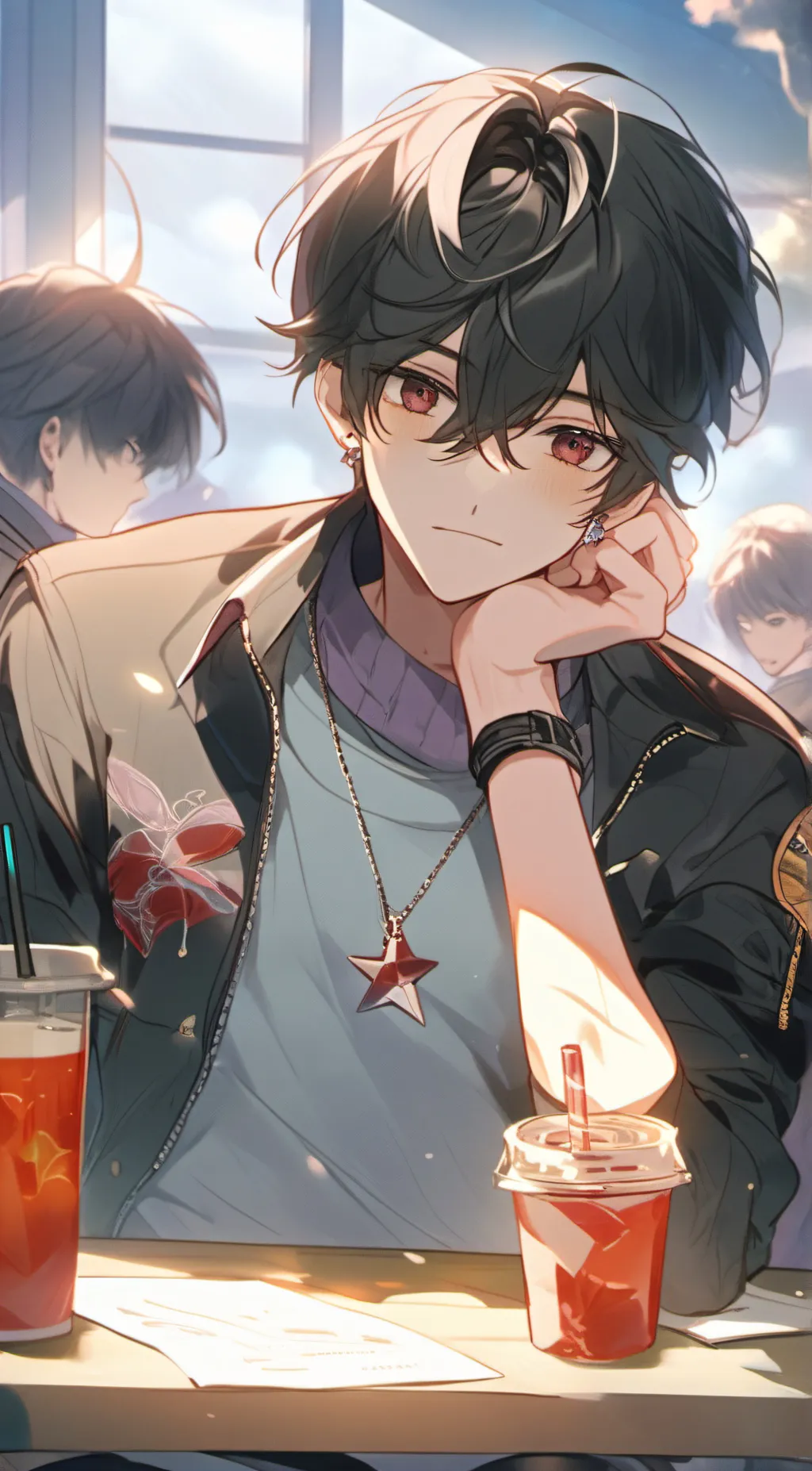 ai character: adrian background