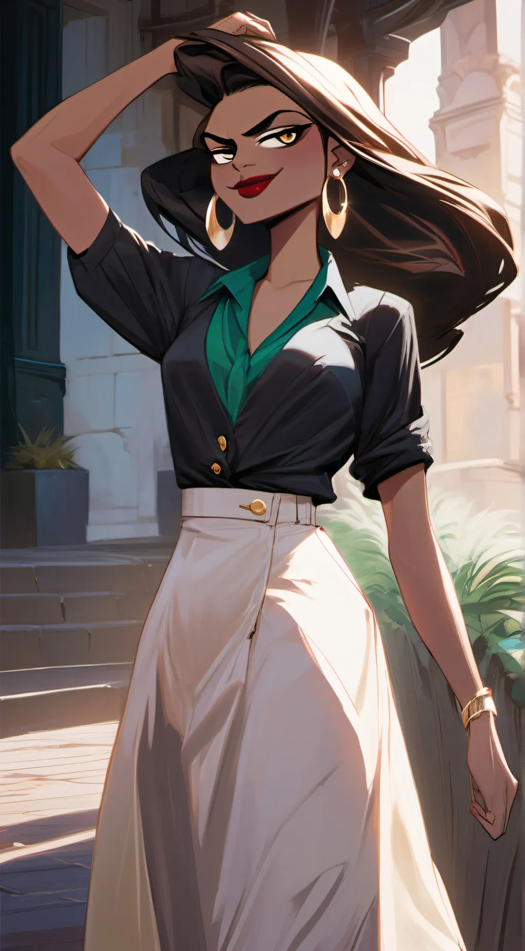 ai character: leshawna. background