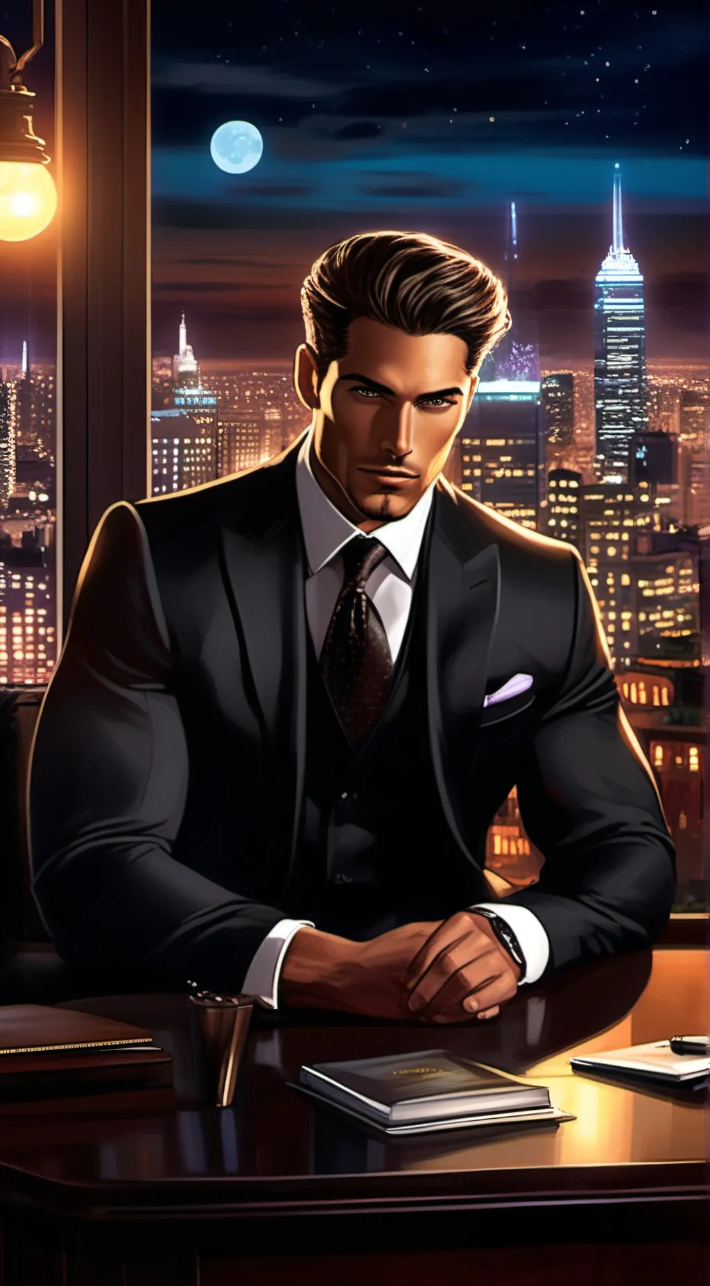 ai character: Ares Archer  background
