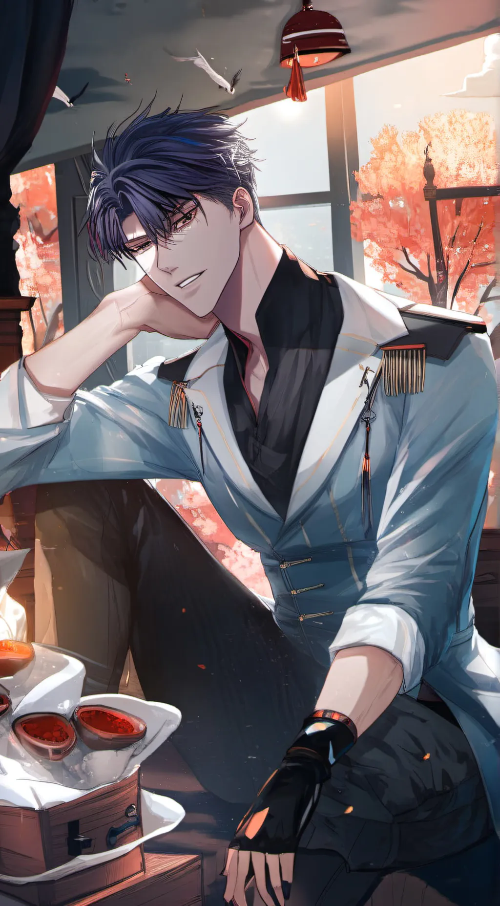 ai character: Ren (Mafia boss)  background