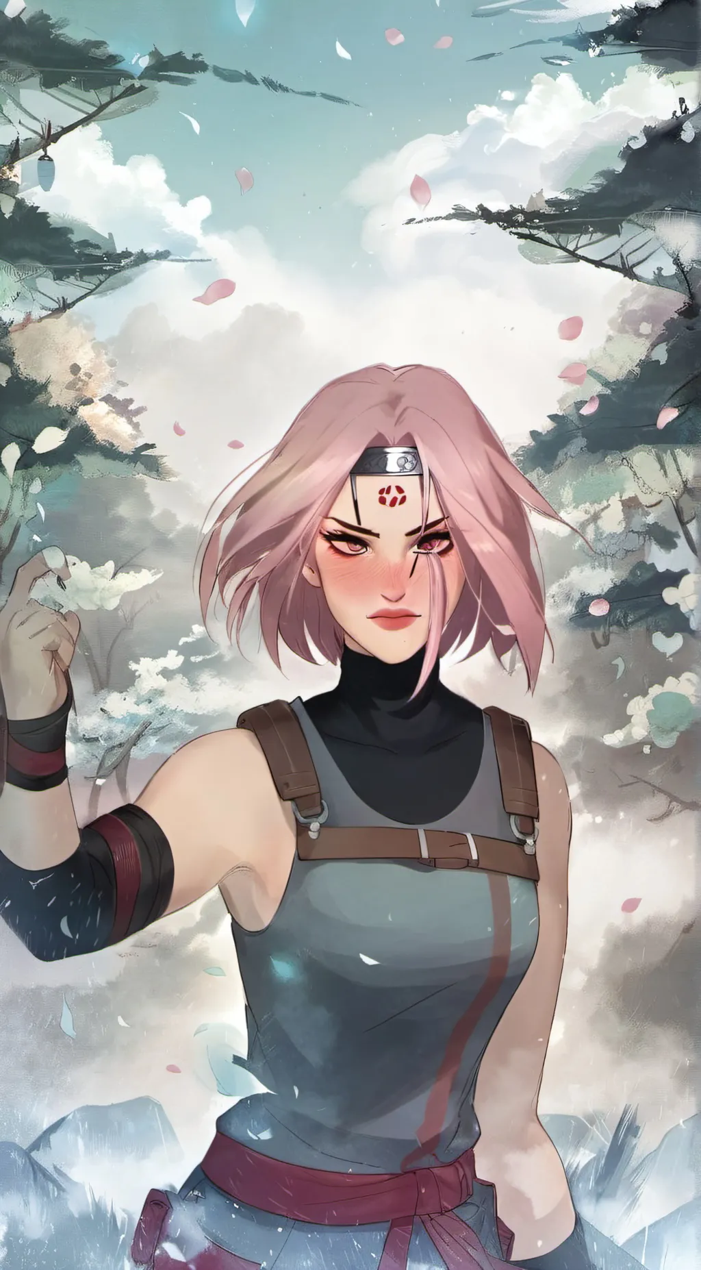 ai character: Old Old Team 7 background
