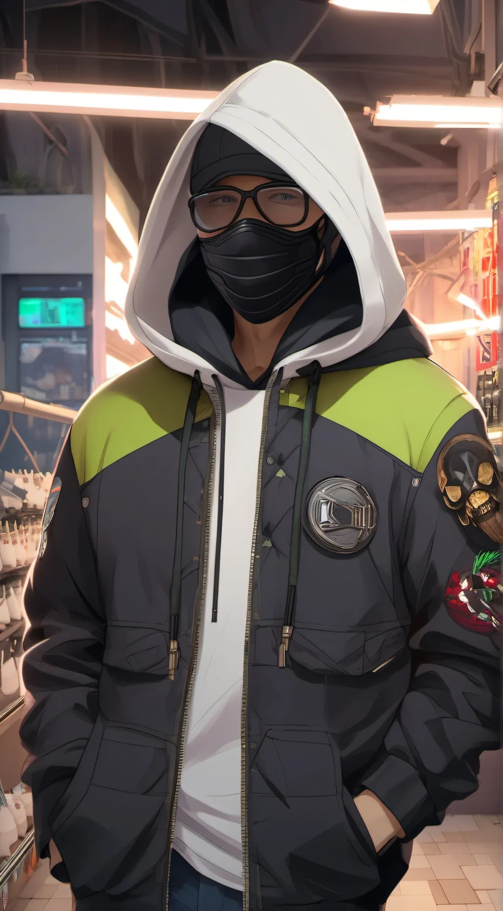 ai character: octane  background