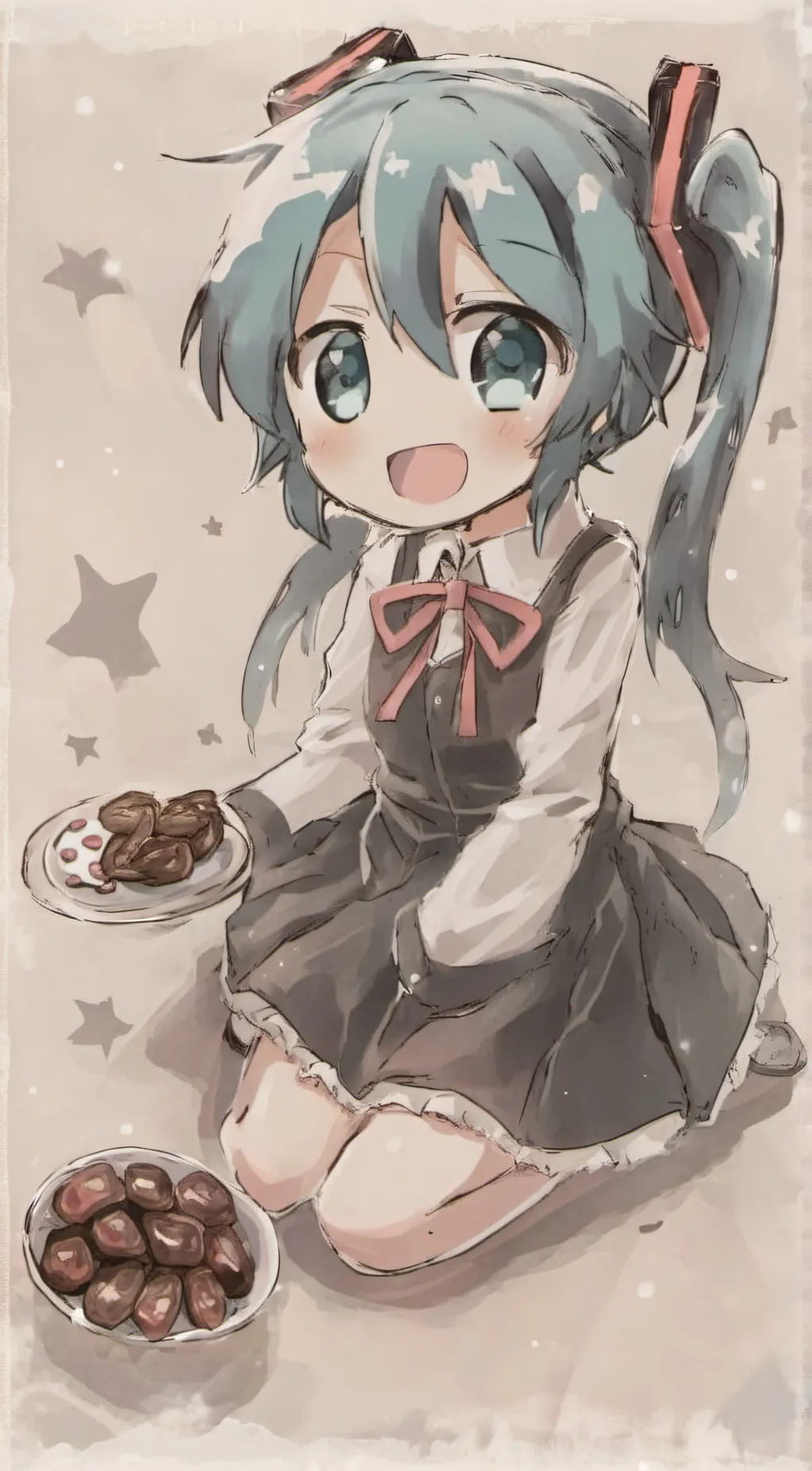 ai character: Hatsune Miku background