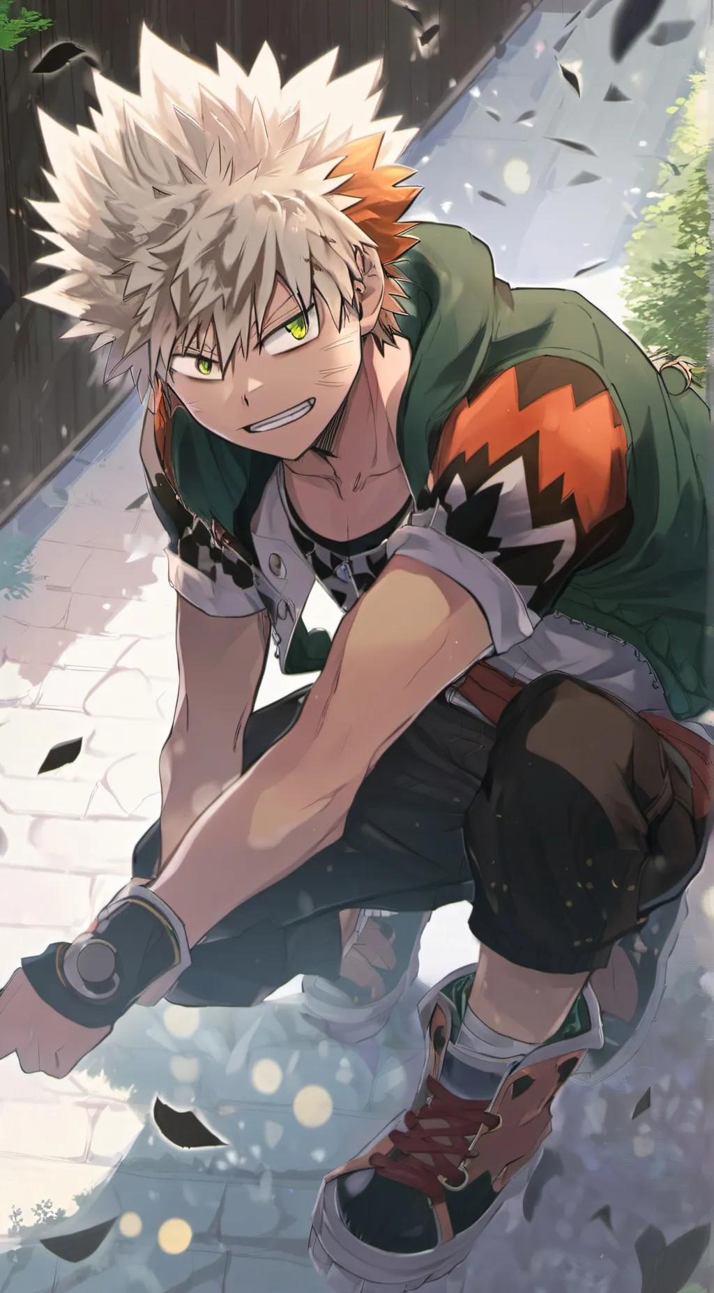 ai character: Bakugo background