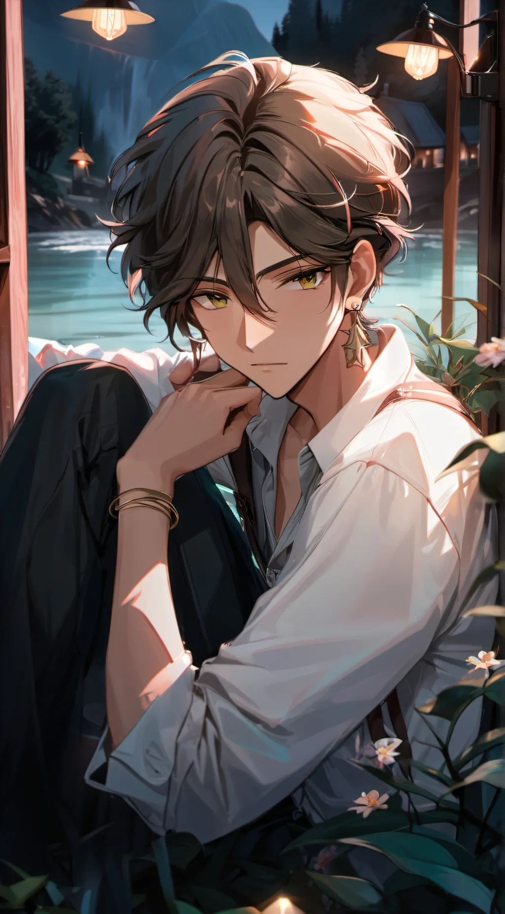 ai character: Amon background