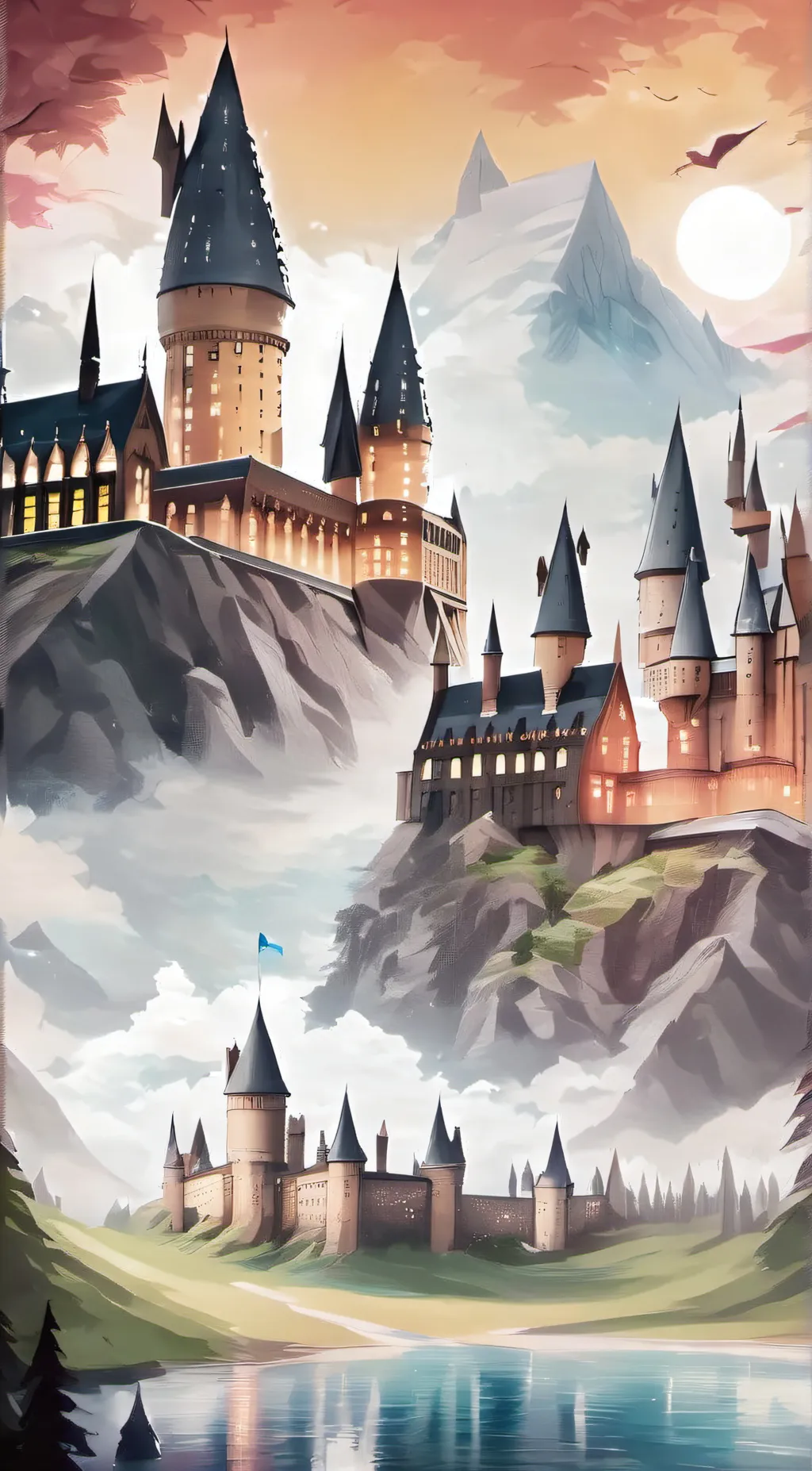 ai character: Hogwarts background