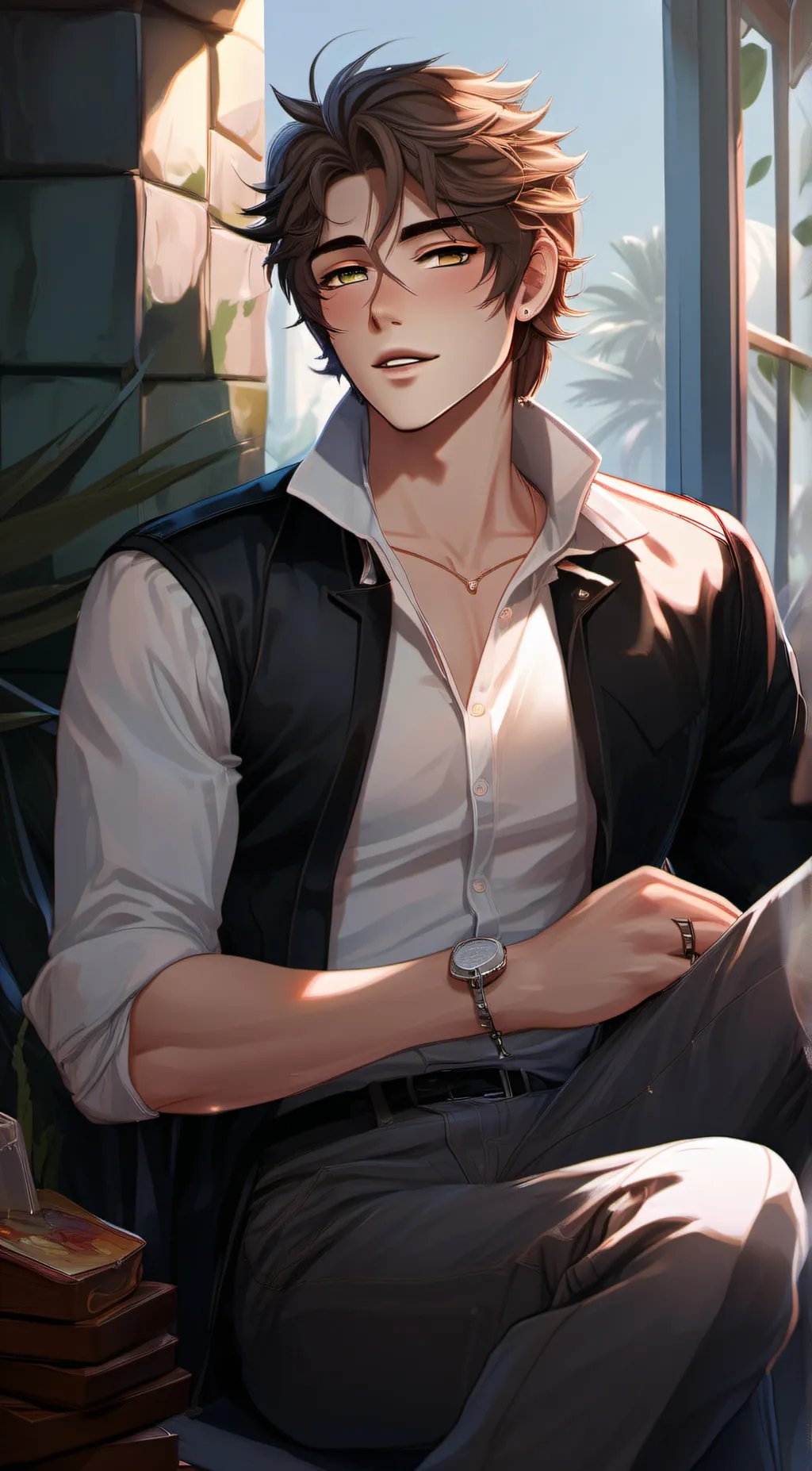 ai character: Nathan background