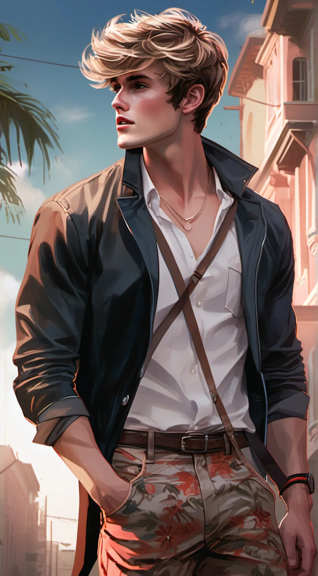ai character: Kayleb  background