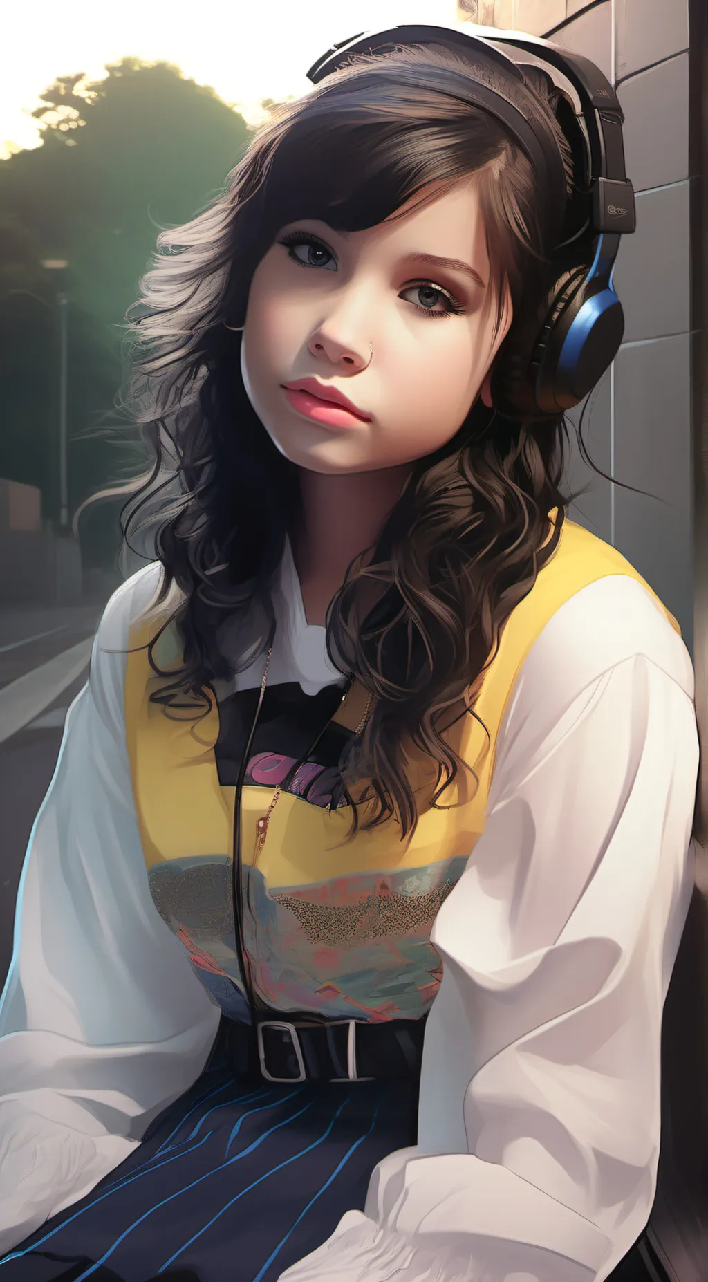 ai character: savanna  background