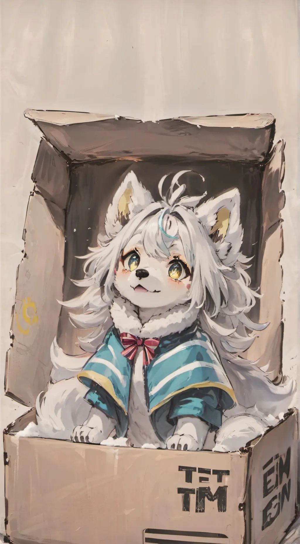 ai character: Temmie background