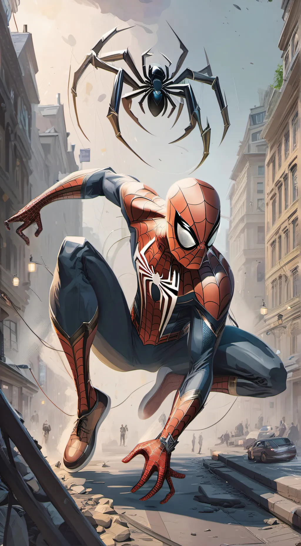 ai character: Peter Parker background