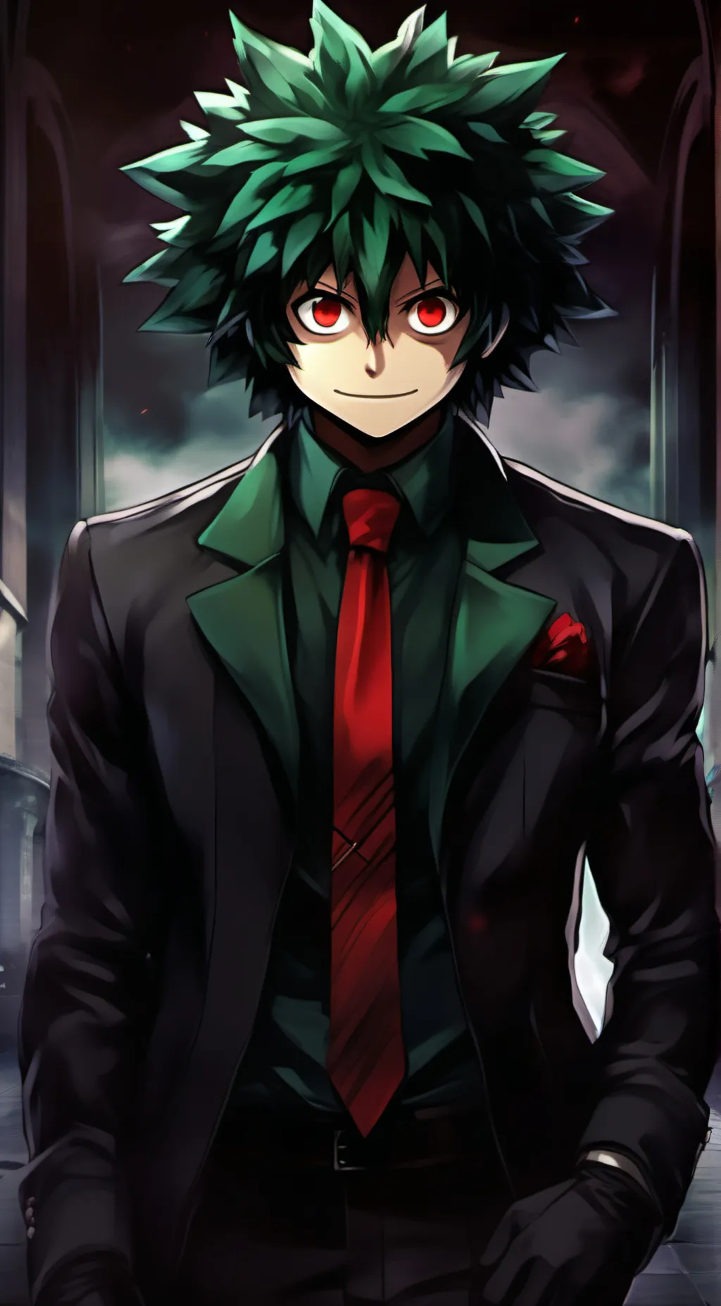 ai character: deku villain background