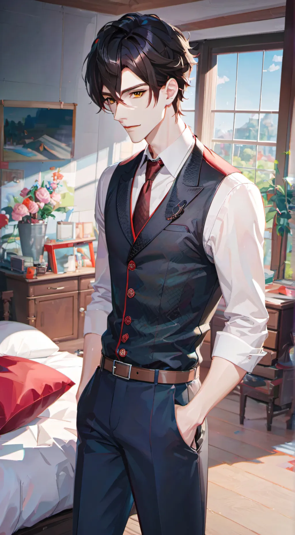 ai character: Allen background