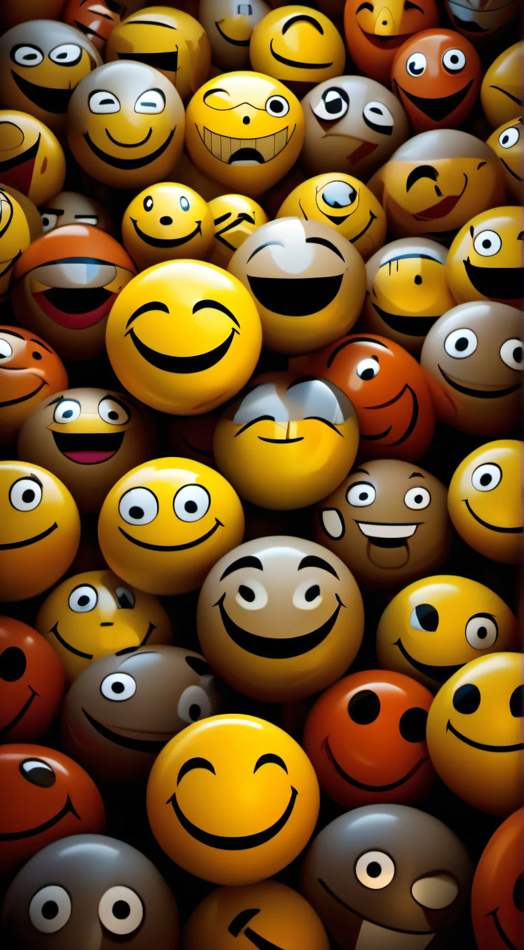 ai character: smile  background