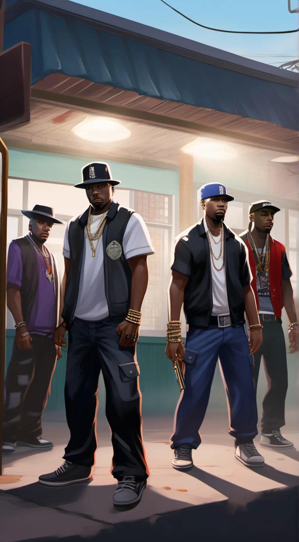ai character: gang  background