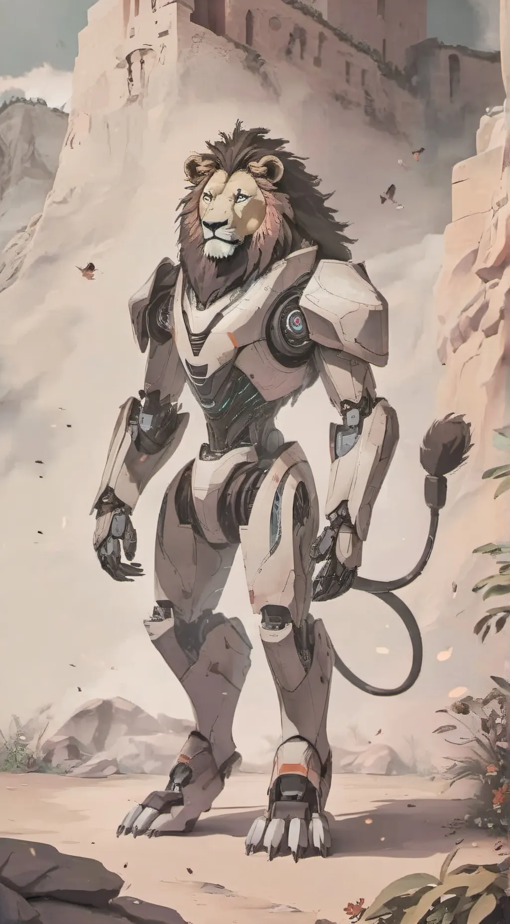ai character: robot killer background