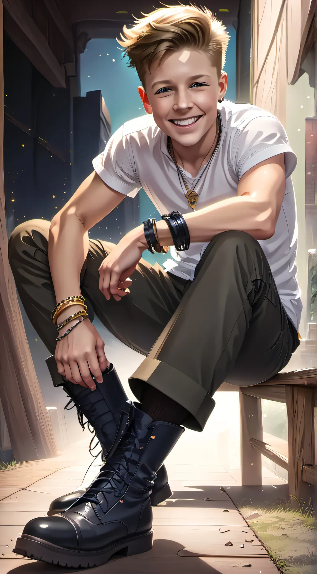 ai character: Bryson haminations background