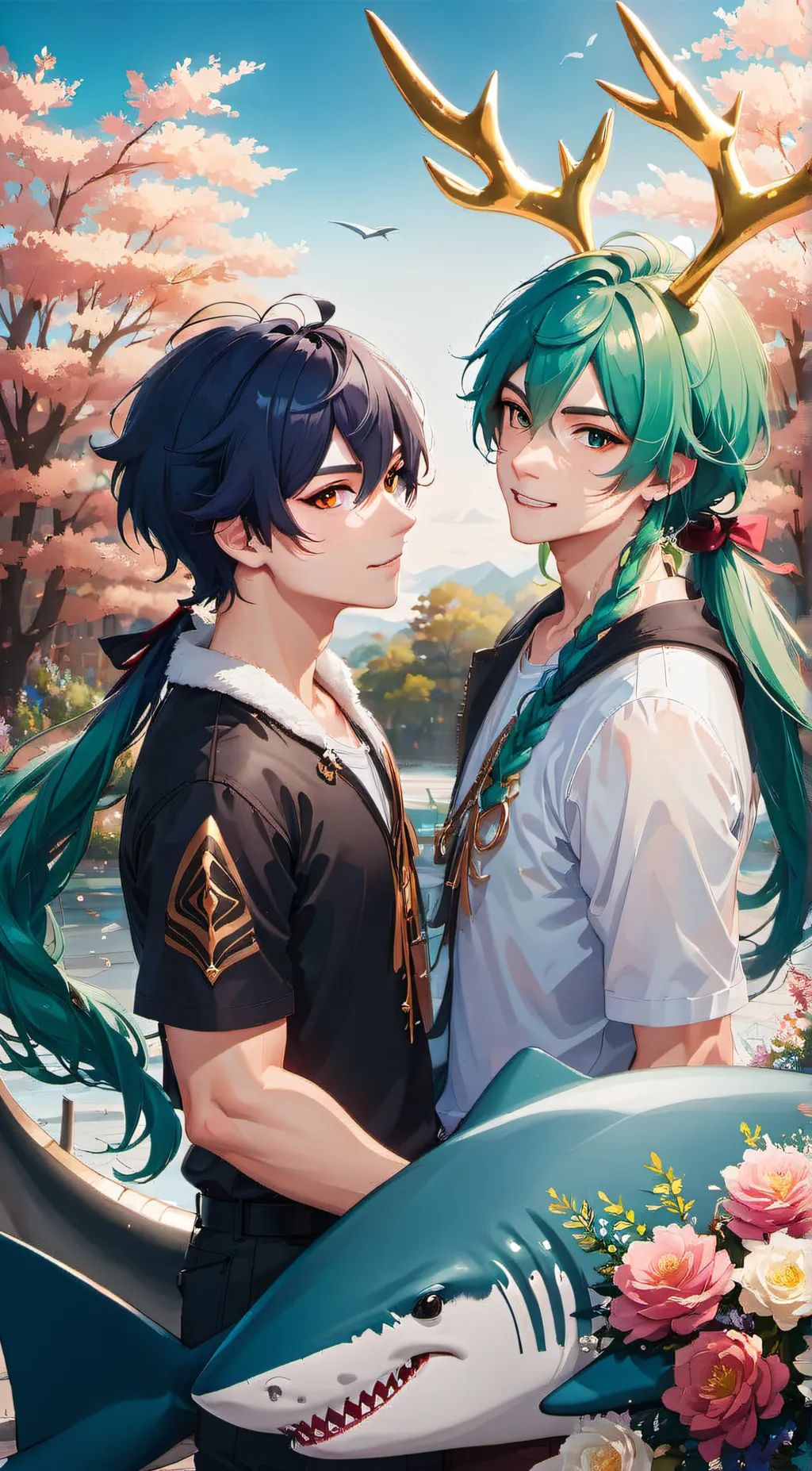 ai character: Caspian & Florian background