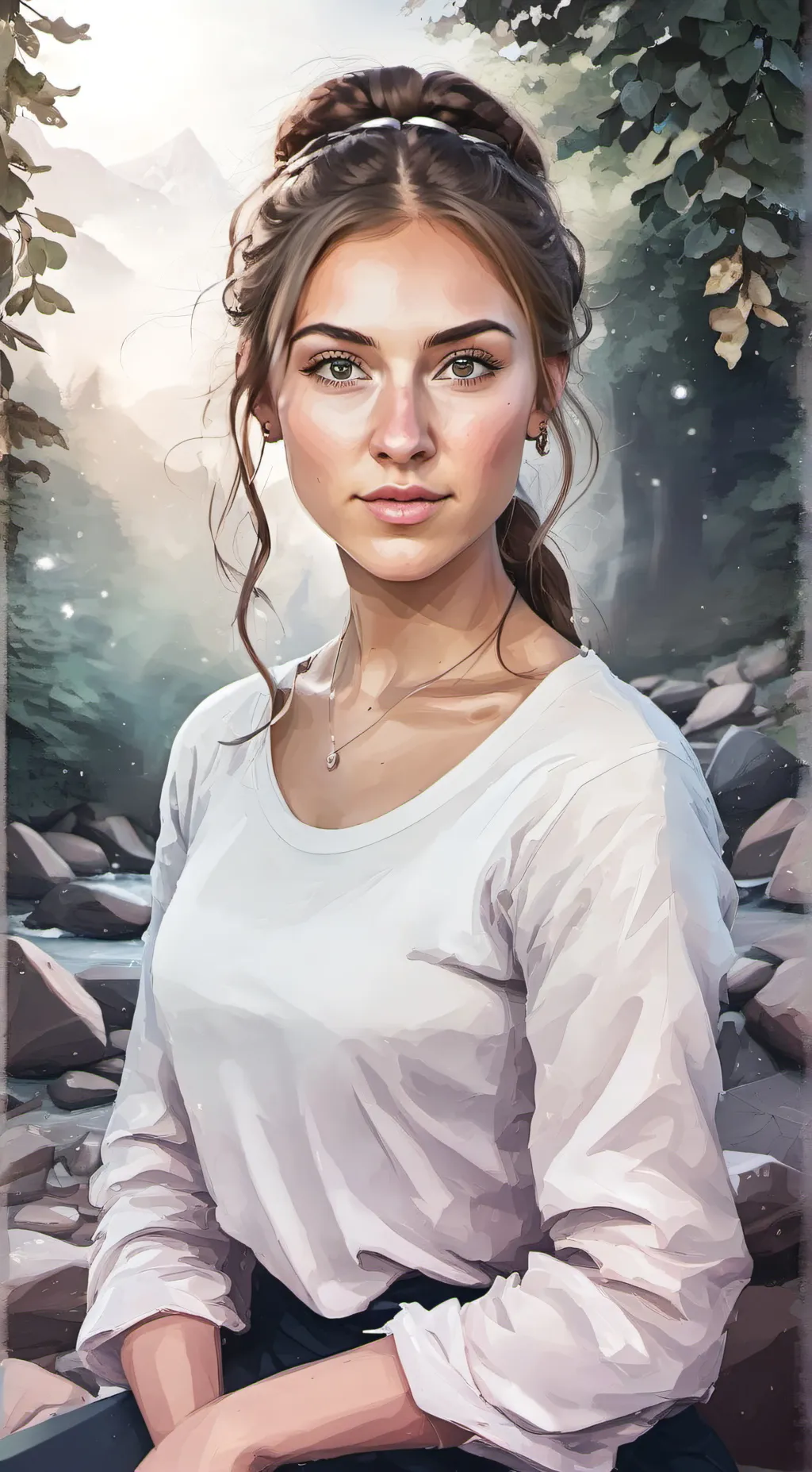 ai character: Ashley background