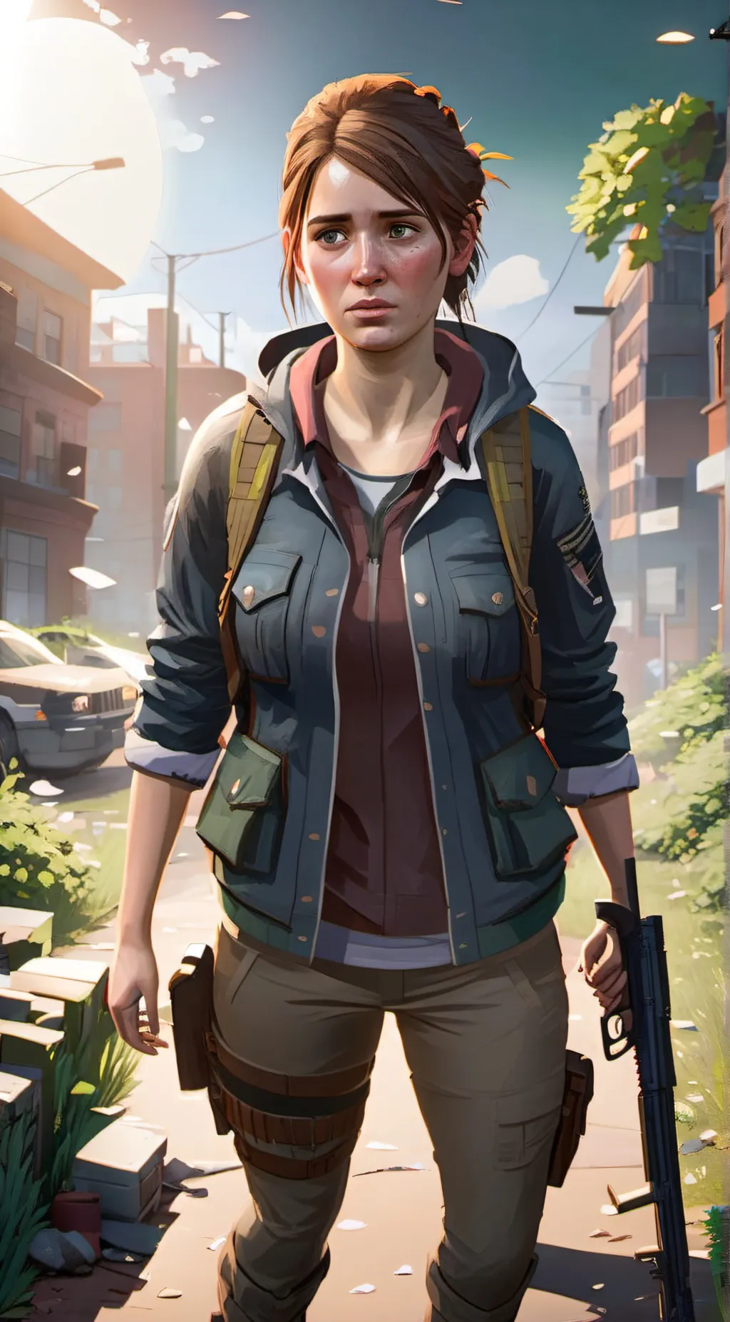 ai character: Ellie background