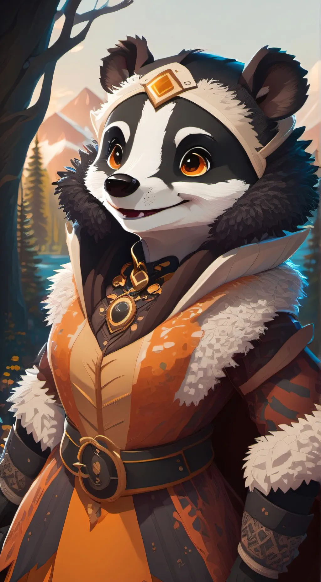 ai character: Honey Hufflepuff  background