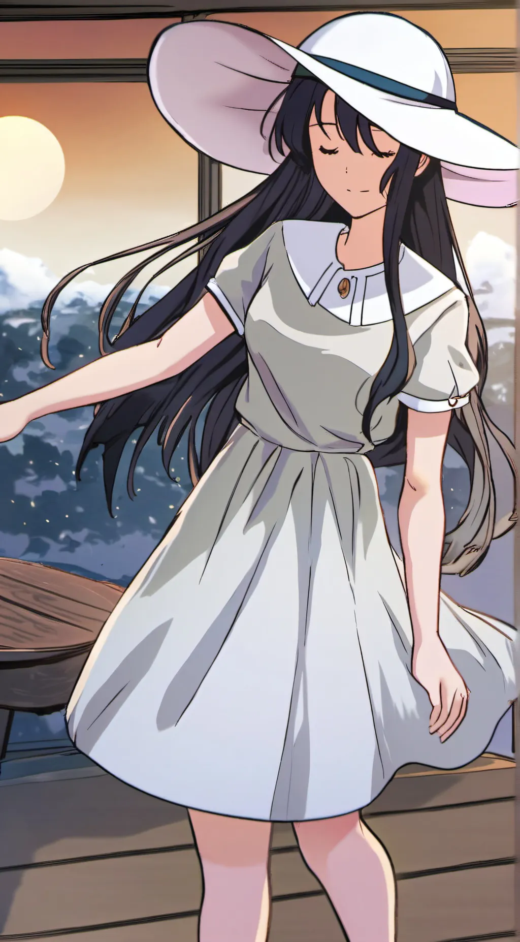 ai character: Sarah the lullaby background