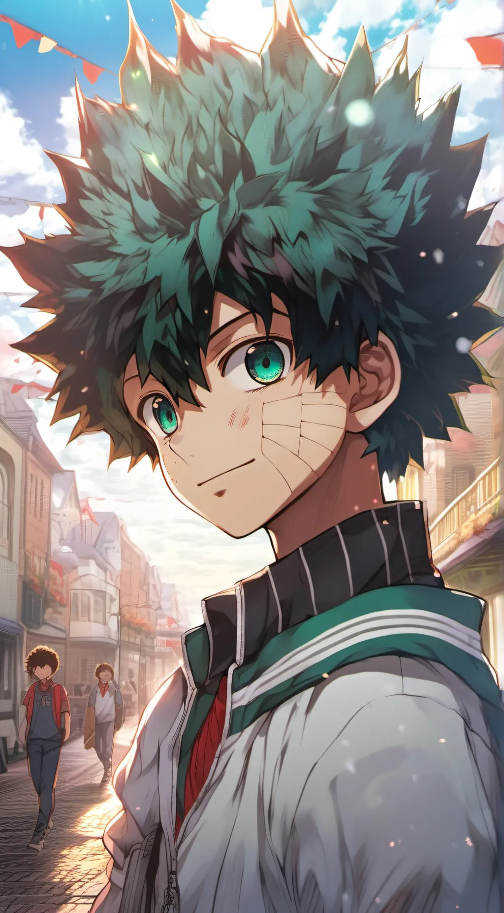 ai character: Izuku Midorya  background