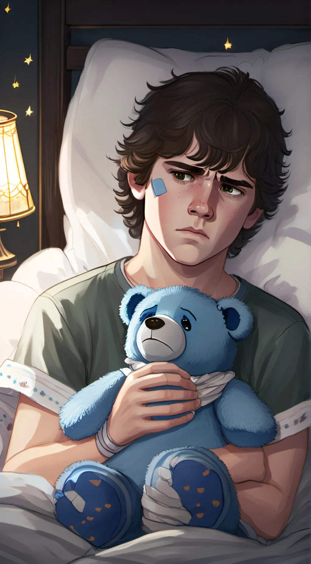 ai character: luke  background