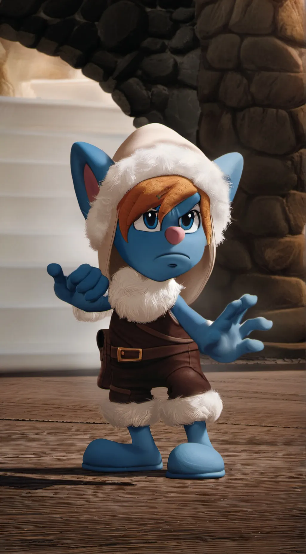 Talkie AI - Chat with kung fu smurf cat